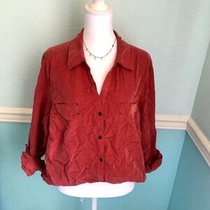 Cute Pink Button up Blouse